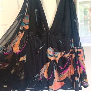 Free People Florence Burnout Mini Dress